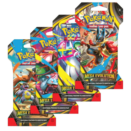 Pokemon TCG Mega Evolution Sleeved Booster Pack (Random Artwork)