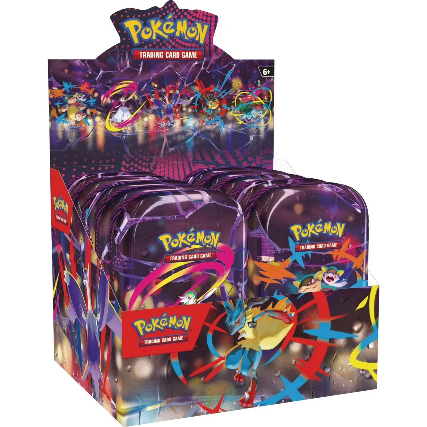 Pokemon TCG: Mega Evolutions Mega Heroes Mini Tin Display (10 Tins)